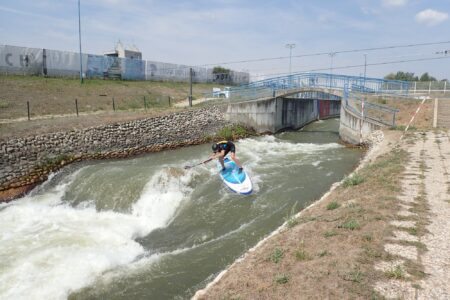 Artificial whitewater course in Cunovo