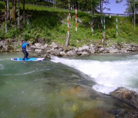 Czech paddler on TAMBO Stand Up Paddle