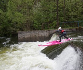 Kristýna Babiánková - TAMBO paddleboard. Trnávka (Želiv) 2019